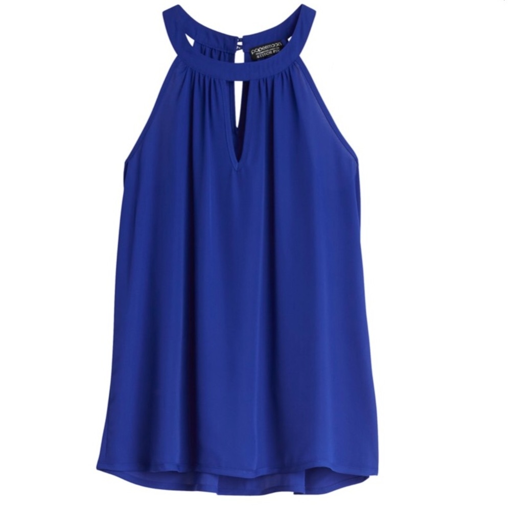 NWOT royal blue halter top